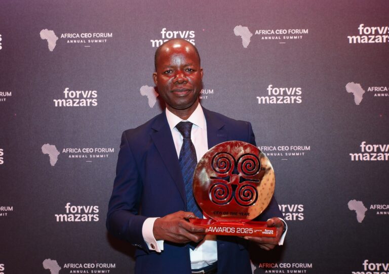 Victoire du trophée de CEO de l'année