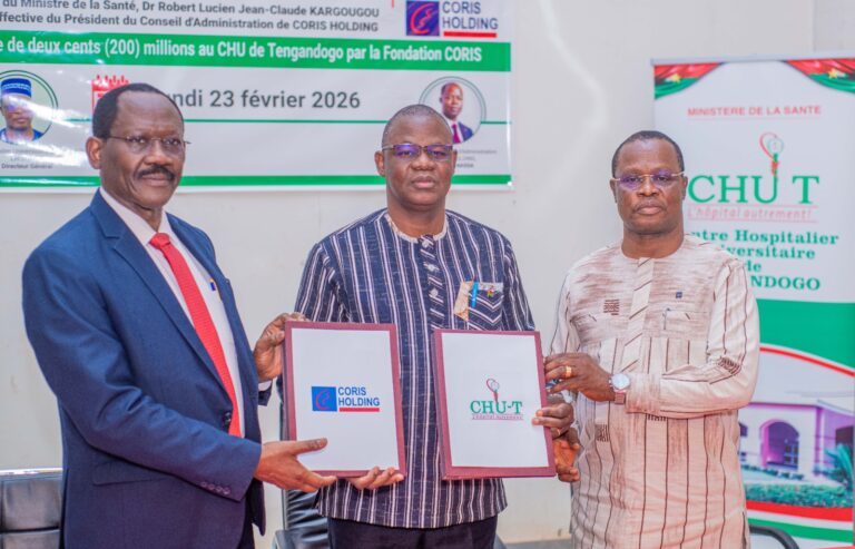 Signature de convention Fondation Coris / CHU-T